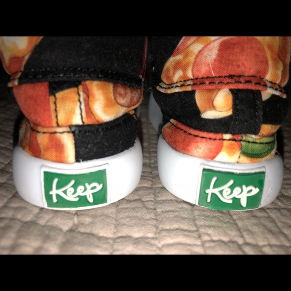 Kids Unisex Keep Pizza High Tops sz 6 - Picture 1 of 5